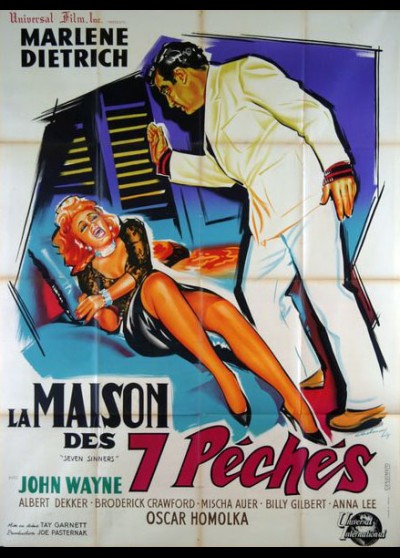 SEVEN SINNERS / 7 SINNERS movie poster