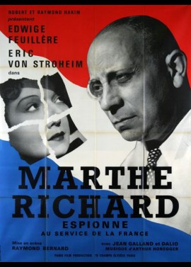 MARTHE RICHARD ESPIONNE AU SERVICE DE LA FRANCE movie poster