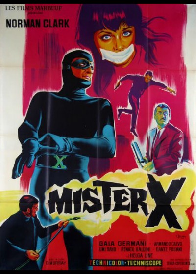 MISTER X movie poster