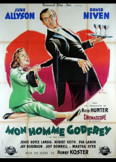 affiche du film MON HOMME GODFREY