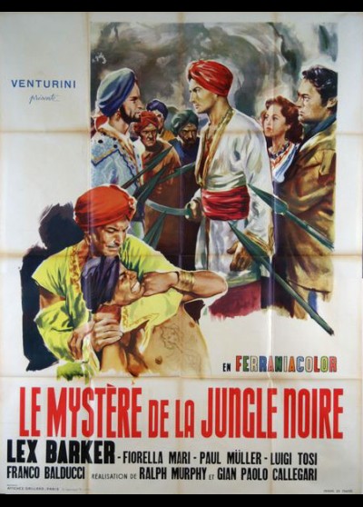 affiche du film MYSTERE DE LA JUNGLE NOIRE (LE)