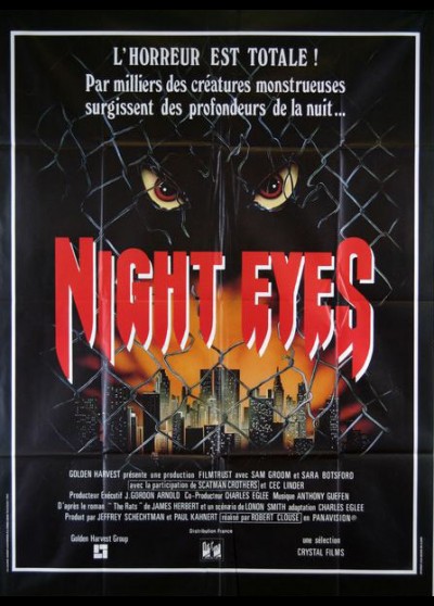 DEADLY EYES movie poster
