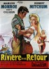 RIVER OF NO RETURN movie poster