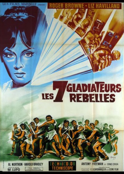 affiche du film SEPT GLADIATEURS REBELLES (LES)