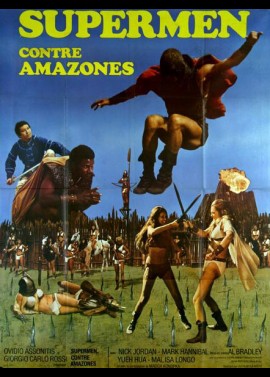 affiche du film SUPERMEN CONTRE AMAZONES