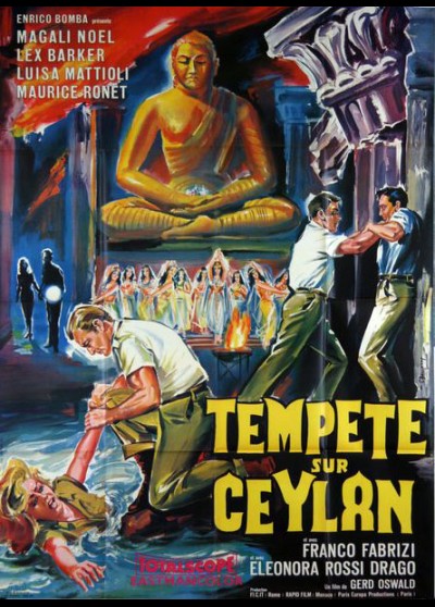 affiche du film TEMPETE SUR CEYLAN