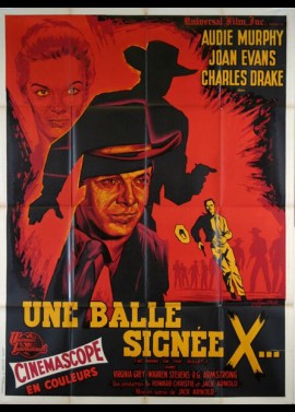 affiche du film UNE BALLE SIGNEE X