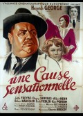 UNE CAUSE SENSATIONNELLE