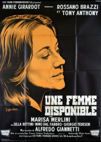 affiche du film UNE FEMME DISPONIBLE