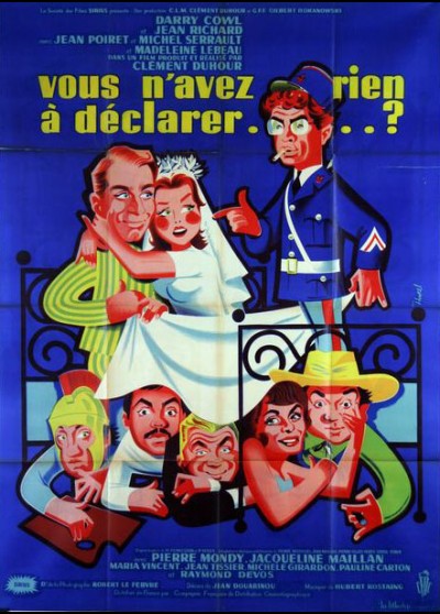 affiche du film VOUS N'AVEZ RIEN A DECLARER