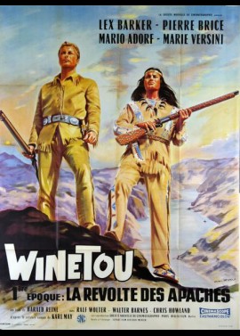 affiche du film WINNETOU LA REVOLTE DES APACHES