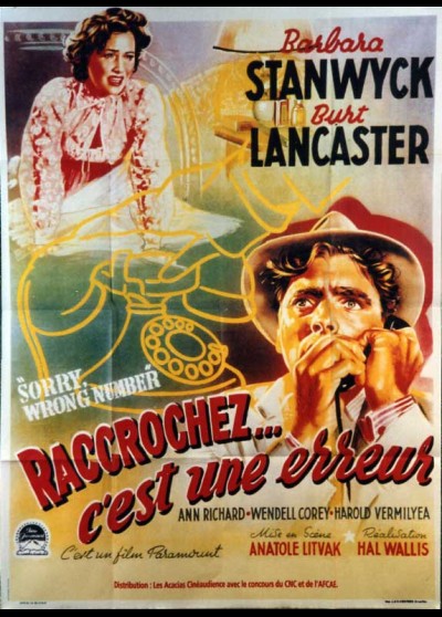 affiche du film RACCROCHEZ C'EST UNE ERREUR