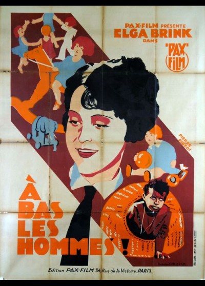 affiche du film A BAS LES HOMMES