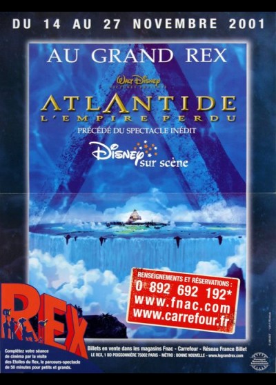 affiche du film ATLANTIDE L'EMPIRE PERDU