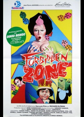 FORBIDDEN ZONE movie poster
