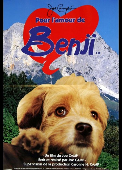 affiche du film POUR L'AMOUR DE BENJI