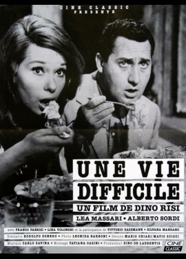 UNA VITA DIFFICILE movie poster
