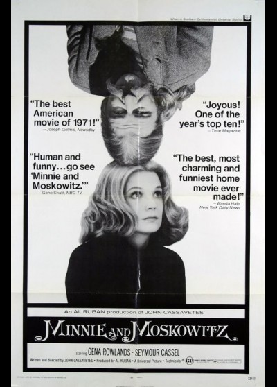 MINNIE AND MOSKOWITZ movie poster