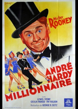 affiche du film ANDRE HARDY MILLIONNAIRE