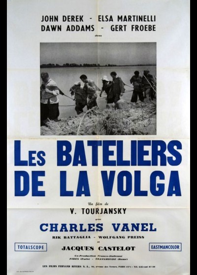 affiche du film BATELIERS DE LA VOLGA (LES)