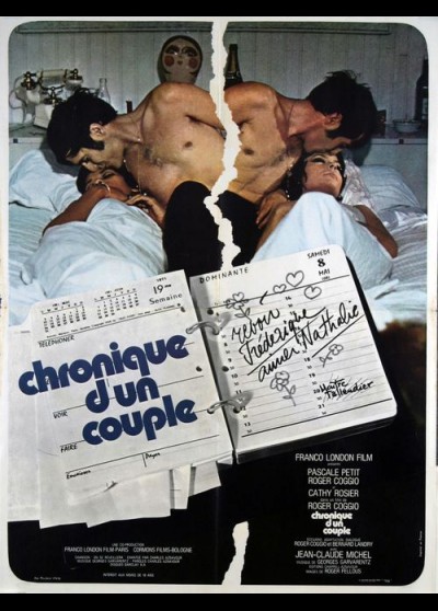 CHRONIQUE D'UN COUPLE movie poster