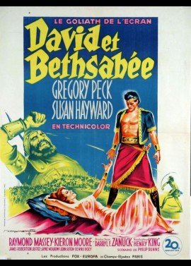 affiche du film DAVID ET BETHSABEE