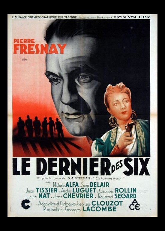 Le Pouvoir Des Six Film Date De Sortie affiche DERNIER DES SIX (LE) Georges Lacombe - CINESUD affiches cinéma