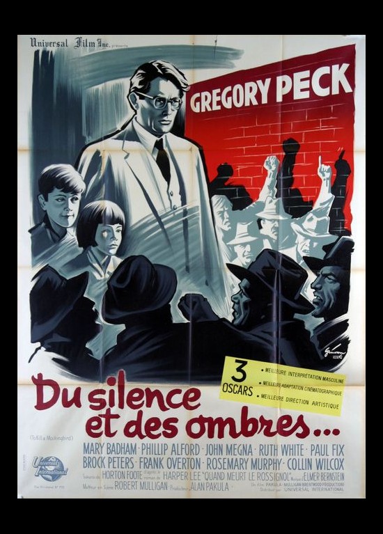 Film Des Soldats Et Des Ombres affiche DU SILENCE ET DES OMBRES Robert Mulligan - CINESUD affiches cinéma