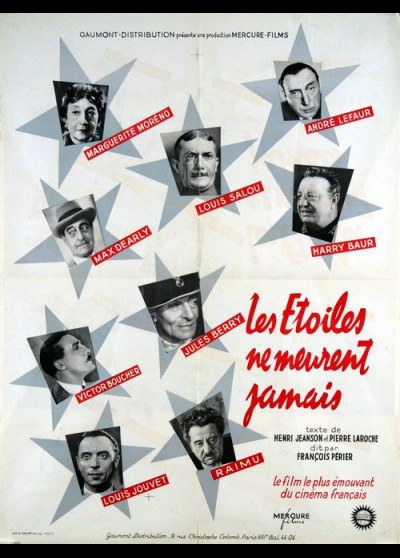 affiche du film ETOILES NE MEURENT JAMAIS (LES)