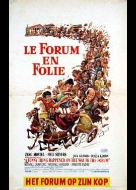 A FUNNY THING HAPPENED ON THE WAY TO THE FORUM movie poster