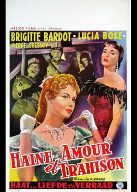 affiche du film HAINE AMOUR ET TRAHISON