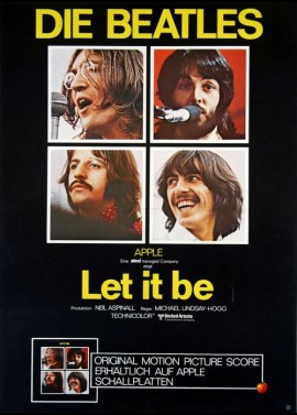 LET IT BE movie poster