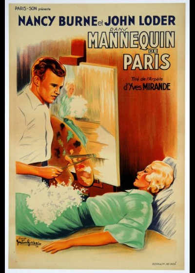 affiche du film MANNEQUIN DE PARIS