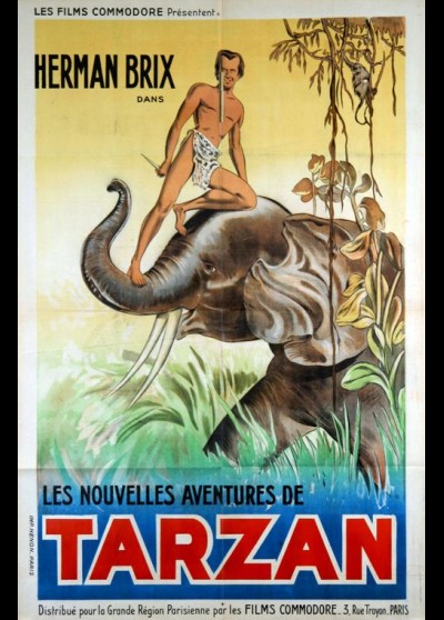 affiche du film NOUVELLES AVENTURES DE TARZAN (LES)