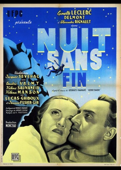 NUIT SANS FIN movie poster