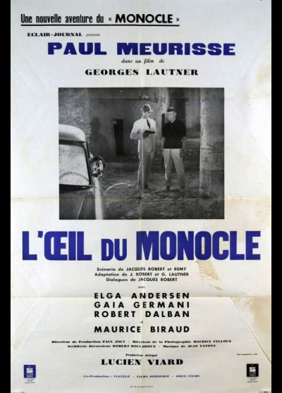 OEIL DU MONOCLE (L') movie poster