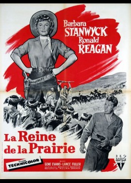 CATTLE QUEEN OF MONTANA movie poster