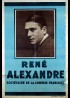 affiche du film RENE ALEXANDRE SOCIETAIRE DE LA COMEDIE FRANCAISE