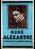 affiche du film RENE ALEXANDRE SOCIETAIRE DE LA COMEDIE FRANCAISE