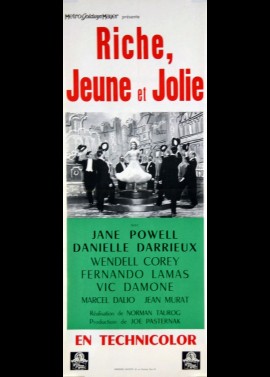 affiche du film RICHE JEUNE ET JOLIE