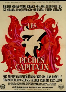 affiche du film SEPT PECHES CAPITAUX (LES)