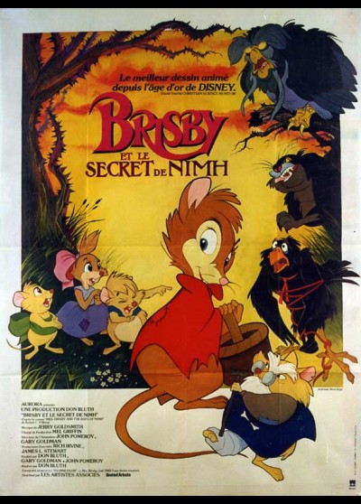 affiche du film BRISBY ET LE SECRET DE NIMH