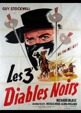 affiche du film TROIS DIABLES NOIRS (LES)