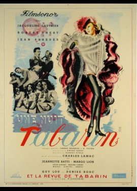 UNE NUIT A TABARIN movie poster