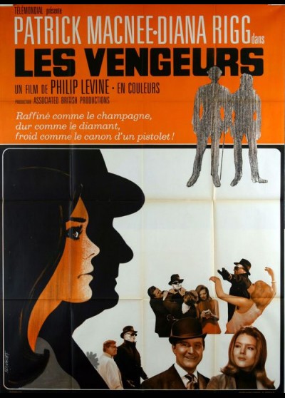 affiche du film CHAPEAU MELON ET BOTTES DE CUIR