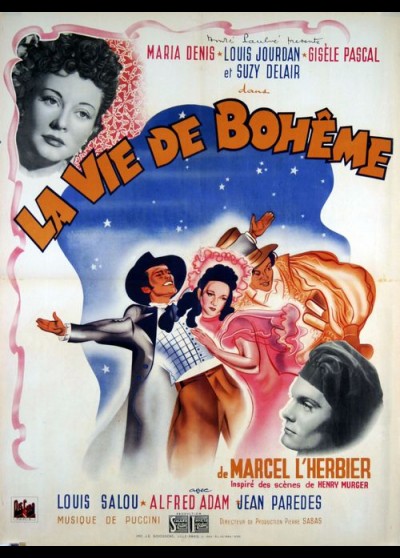 VIE DE BOHEME (LA) movie poster