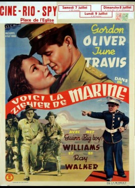 affiche du film VOICI LA MARINE