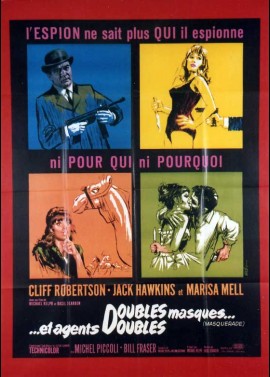 affiche du film DOUBLES MASQUES ET AGENTS DOUBLES