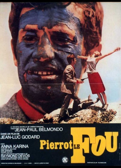 affiche du film PIERROT LE FOU