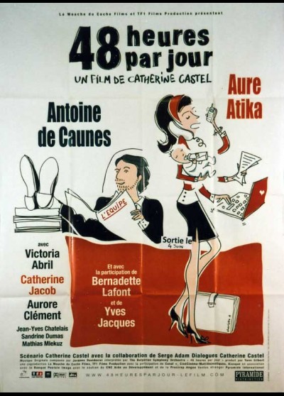 affiche du film QUARANTE HUIT HEURES PAR JOUR